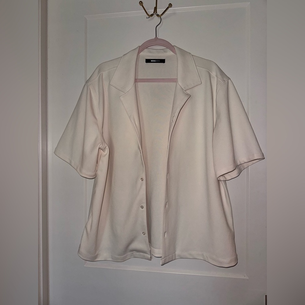 FashionNova Men Retro-Crop Shirt